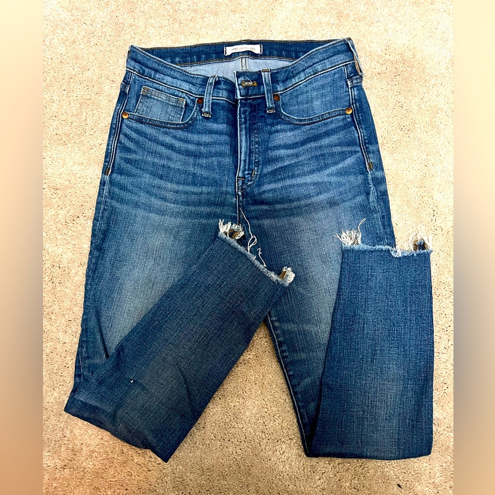 Madewell 9” High Rise Skinny Crop - 28